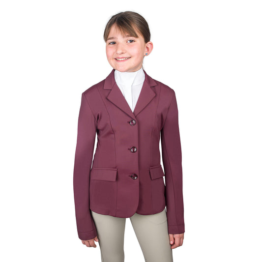 Ovation - Kids' PowerFlex Show Coat - Deepest Plum