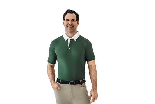 Ovation - Men's Classic Short Sleeve Polo Show Shirt - Hunter