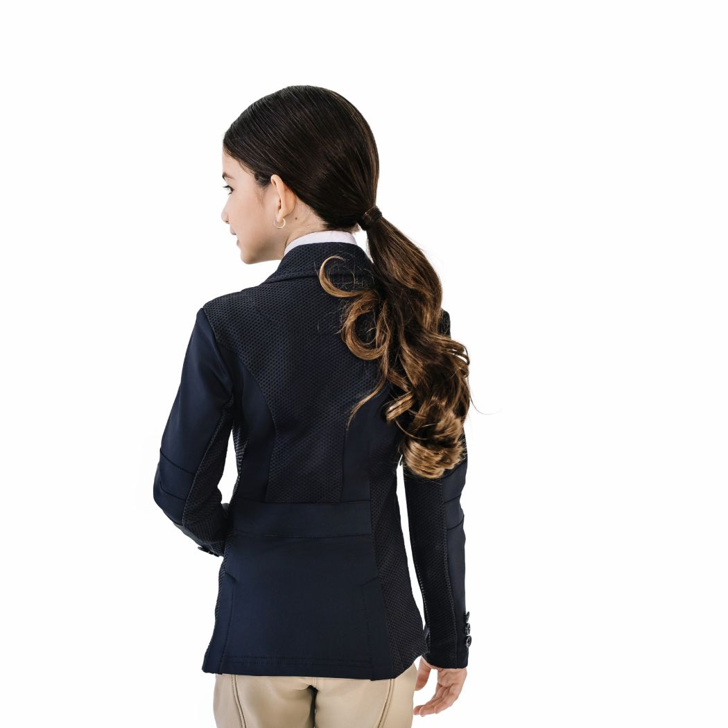 Ovation - Kids' Mesh Hybrid Show Coat - Navy