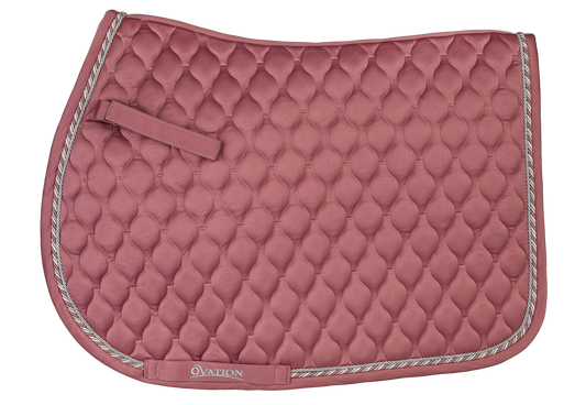 Ovation - Quilted Satin All-Purpose Saddle Pad - Muted Clay