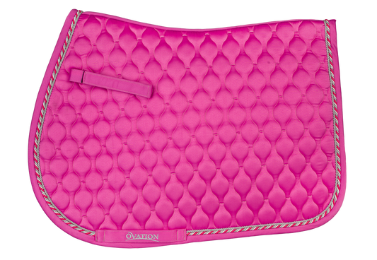 Ovation - Quilted Satin All-Purpose Saddle Pad - Orchid