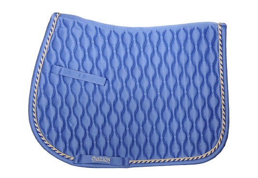 Ovation - Quilted Satin All-Purpose Saddle Pad - Royal