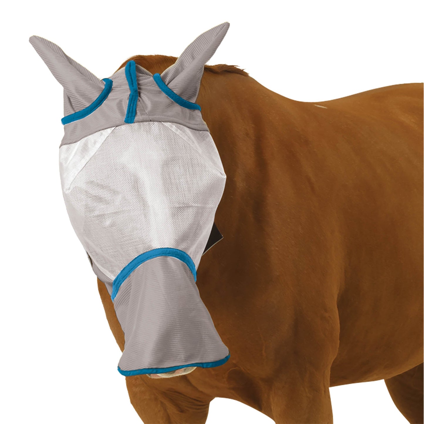 Ovation - Super Fly Long Nose Mask - Grey/Teal