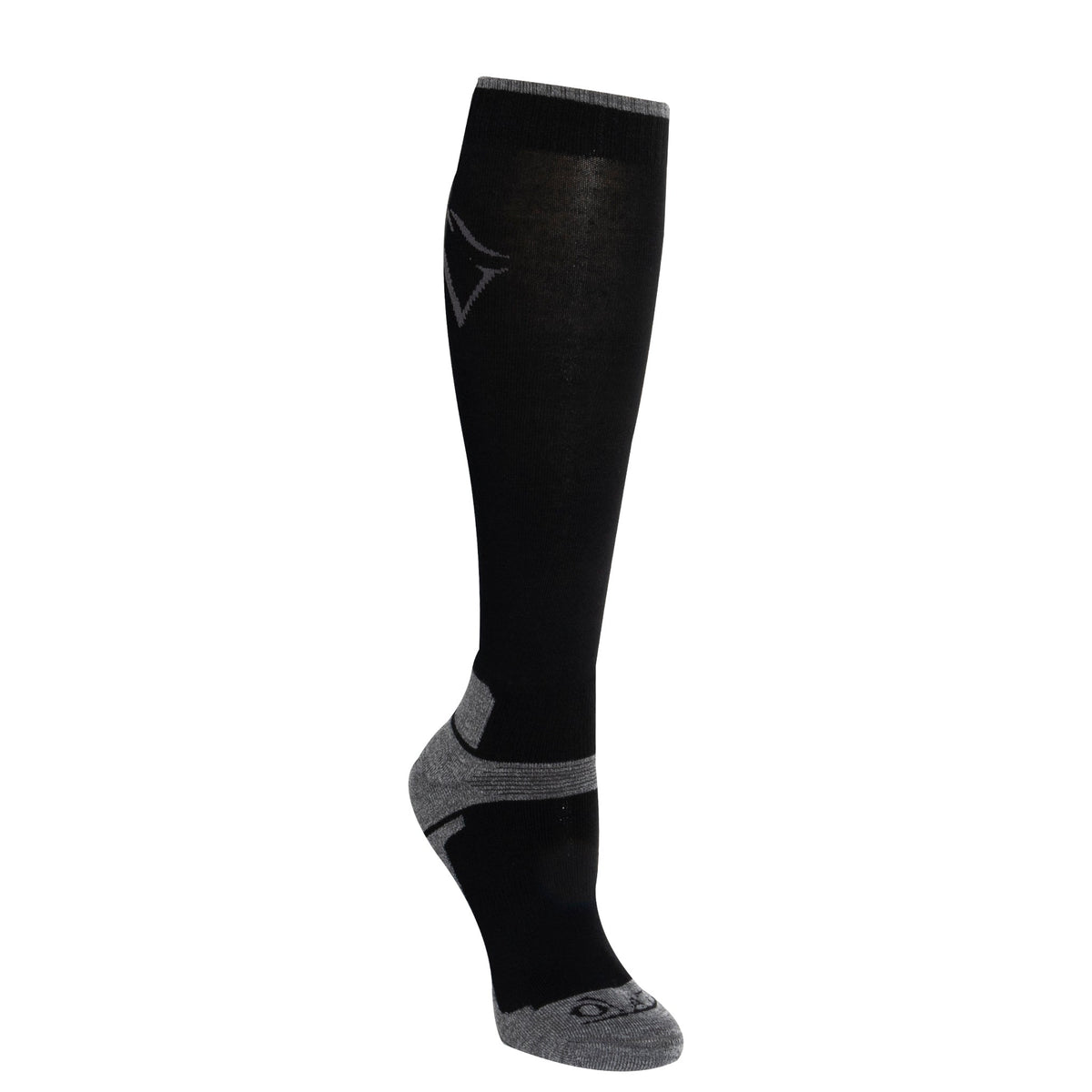 Ovation - Tech Merino Wool Knee High Socks-Black/Grey