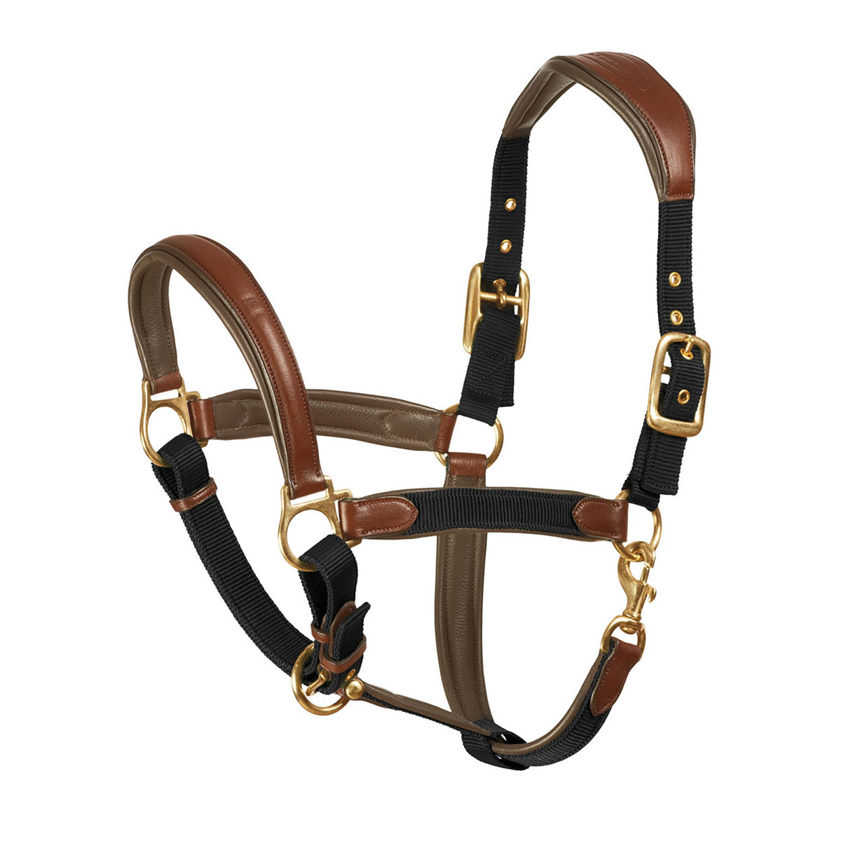 Ovation - Luxor Cushion-Flex Halter - Brown/Black