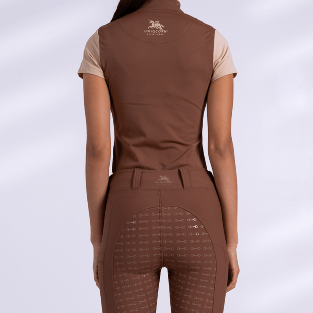Uniqcorn Exceptionnel Hybrid Equestrian Breeches "Caramelized" - Full Seat