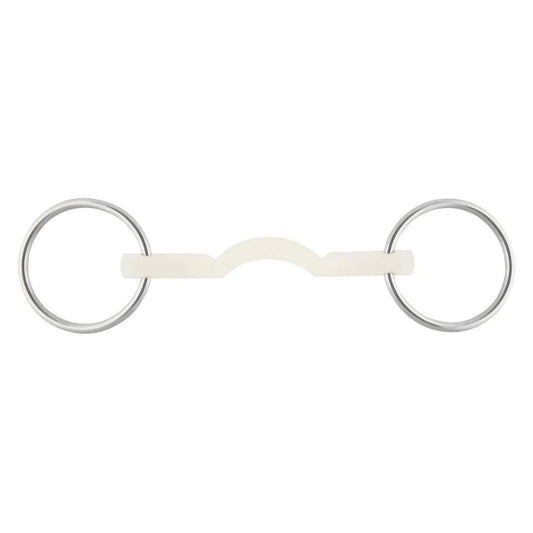 Herm Sprenger Nathe Mullen Mouth Bit With Port - Loose Ring 5 1/4" -  Normal