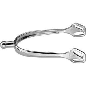 Herm Sprenger 20mm Ultra Fit Stainless Steel Spurs w/ Ball Neck - No Rowel