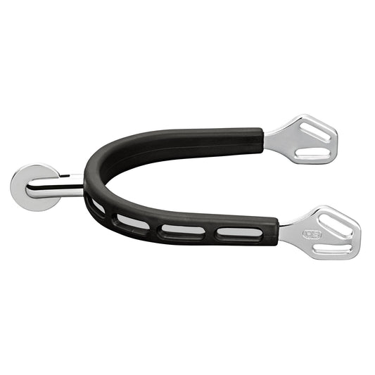 Herm Sprenger Stainless Steel Ultra Fit Extra Grip w/ Big Round Rowel Spurs - 30mm