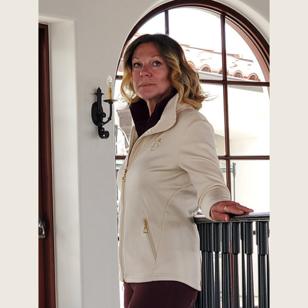 Dressage Queen Dream - Cream Velvet Lined Jacket