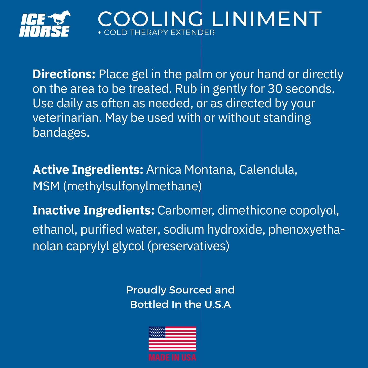 Ice Horse - Cooling Liniment and Cold Therapy Extender