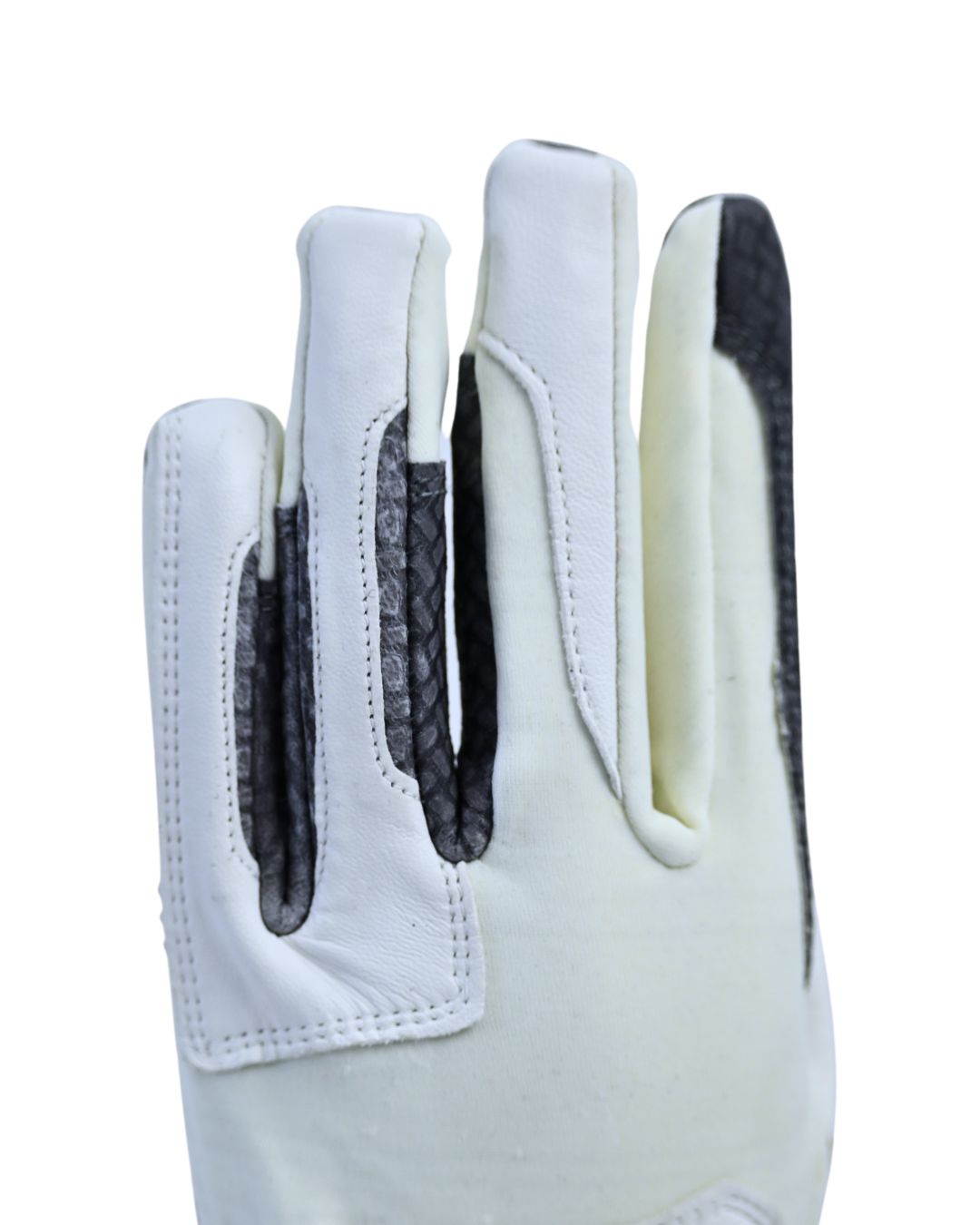 Correct Connect - Oil-Tac Copper Tech™️ Leather Premium Riding Glove in White