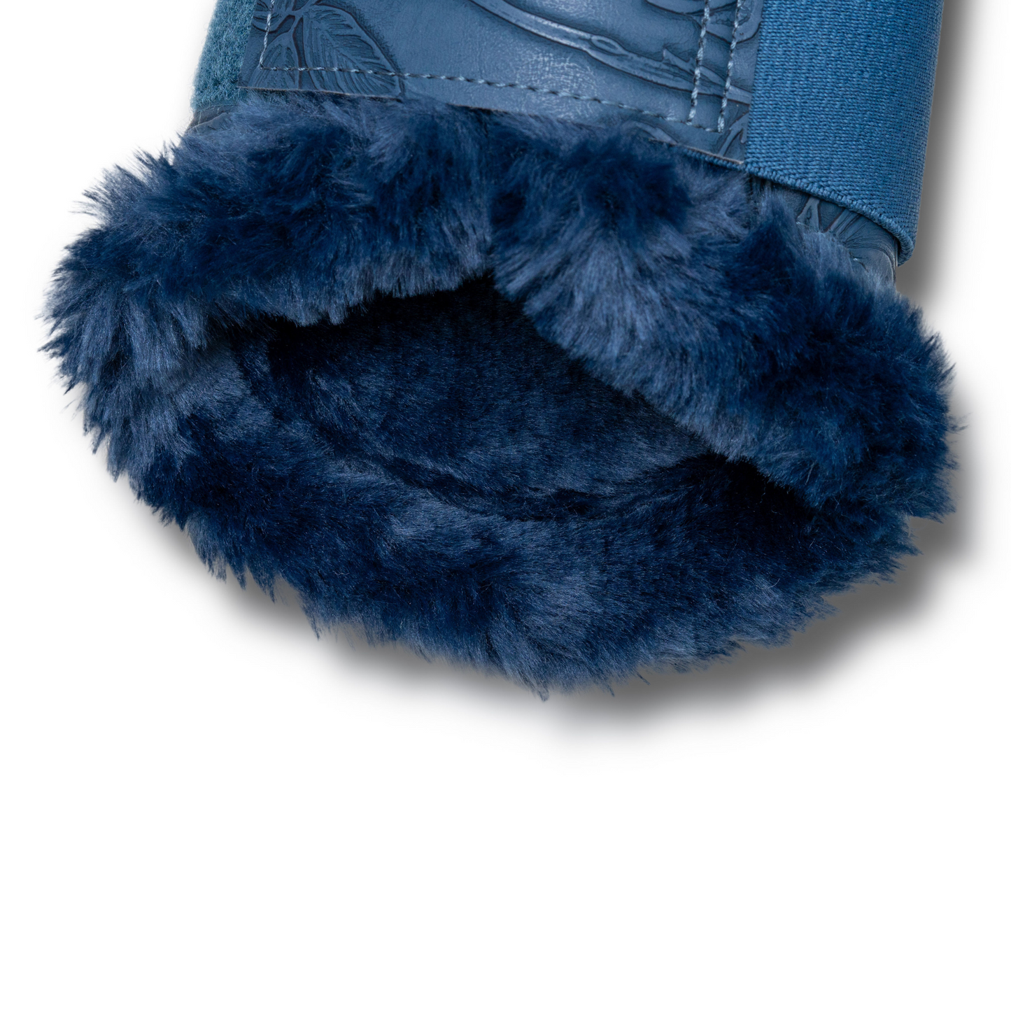 Halter Ego - Romance Collection Brushing Boots - Prussian Blue