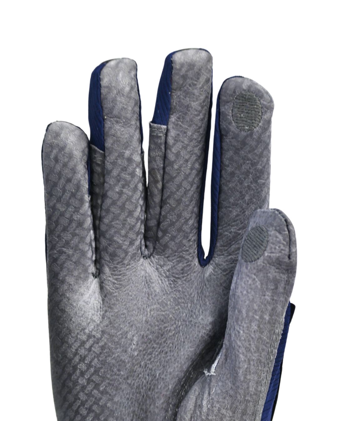 Correct Connect - Oil-Tac Copper Tech™️ Leather Premium Riding Glove in Navy