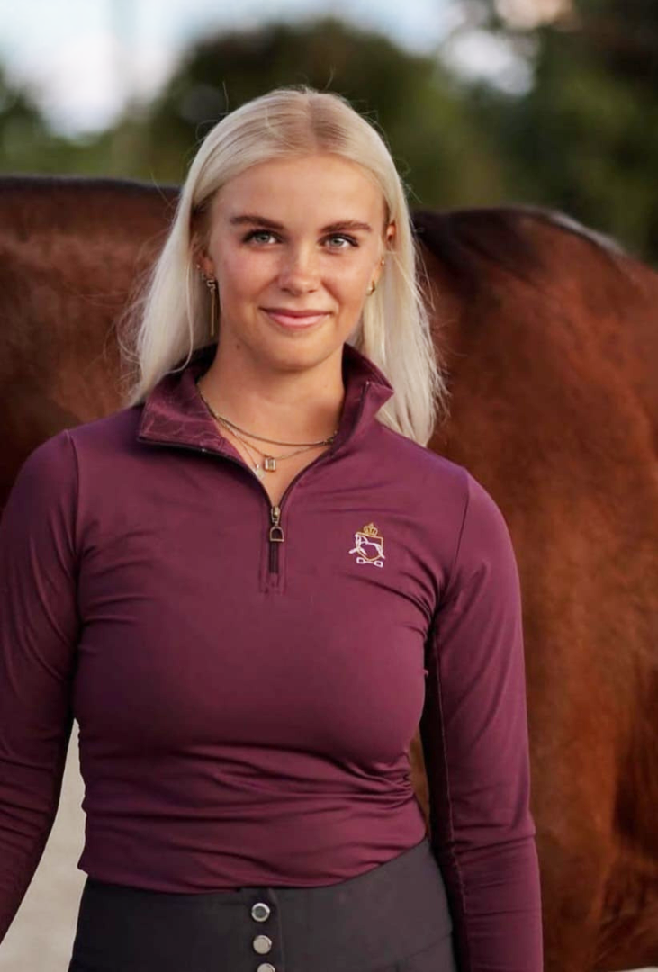 Dressage Queen Dream - Burgundy Riding Shirt
