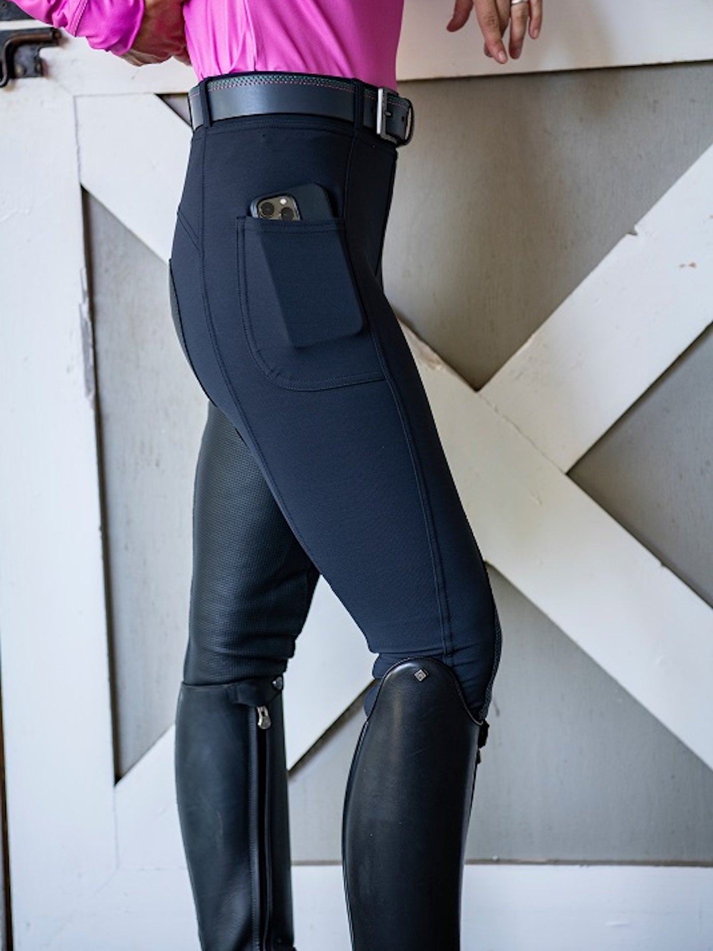 FITS Riding - PerforMAX All Season Full Seat Pull On Breech w/2 Cargo Pockets