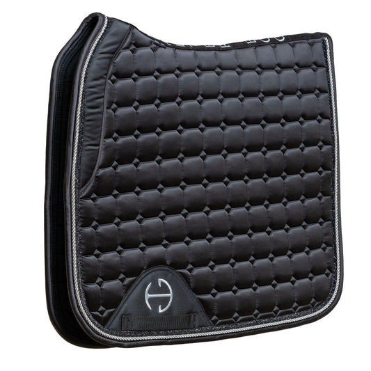 Halter Ego - Satin Classic Dressage Saddle Pad - Ebony