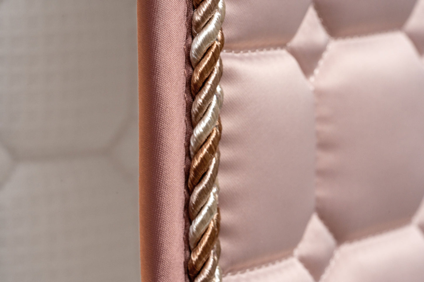 Halter Ego - Satin Classic Dressage Saddle Pad - Champagne Taupe