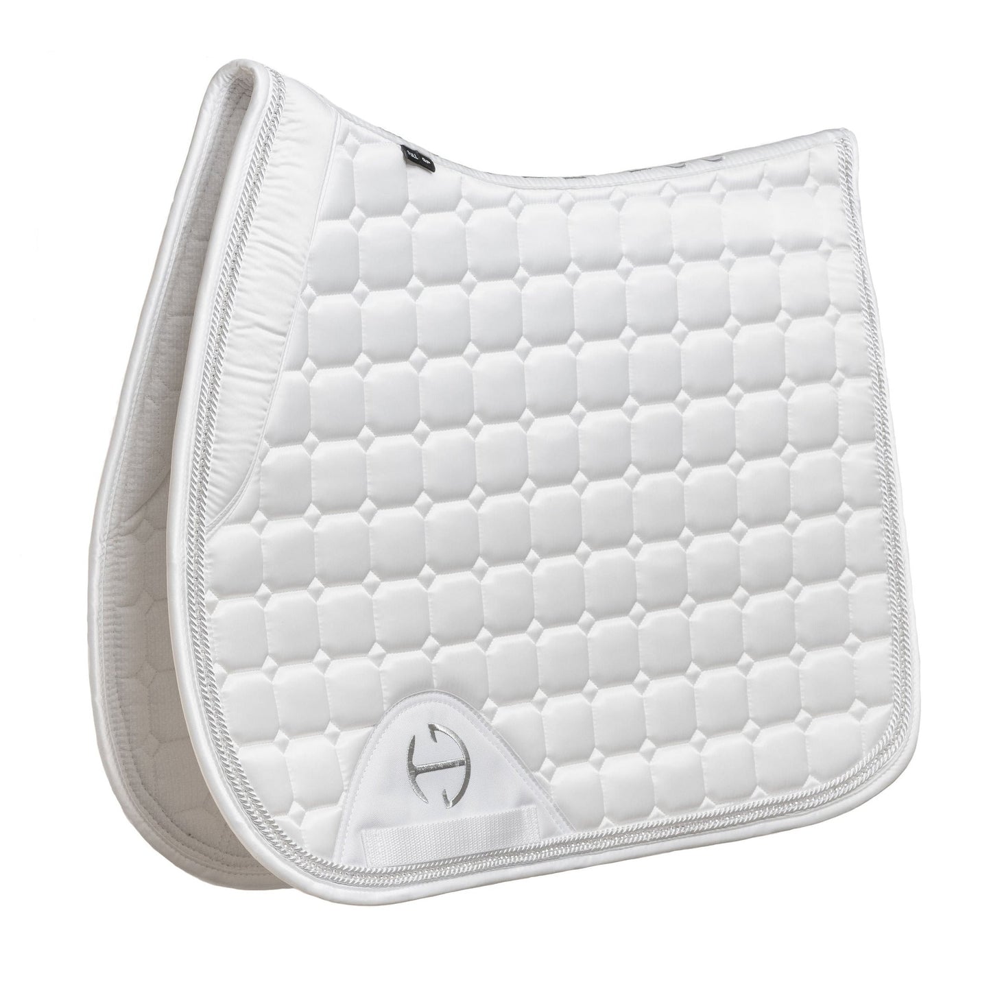 Halter Ego - Satin Classic Jump Competition Saddle Pad - White
