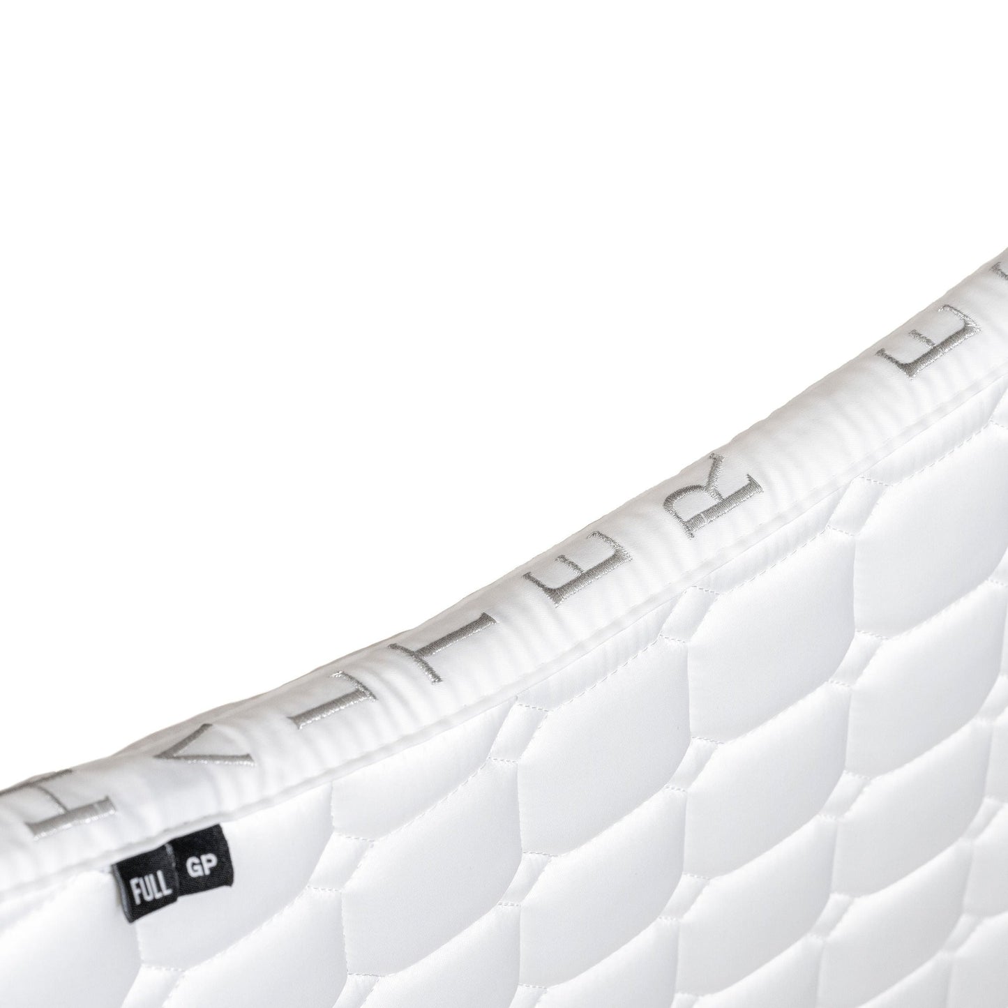 Halter Ego - Satin Classic Jump Competition Saddle Pad - White