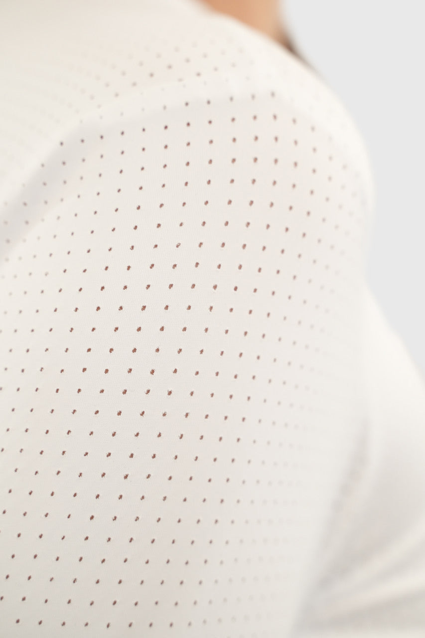 Harcour USA - Bluvea Women's Perforated Long Sleeve Crew Neck