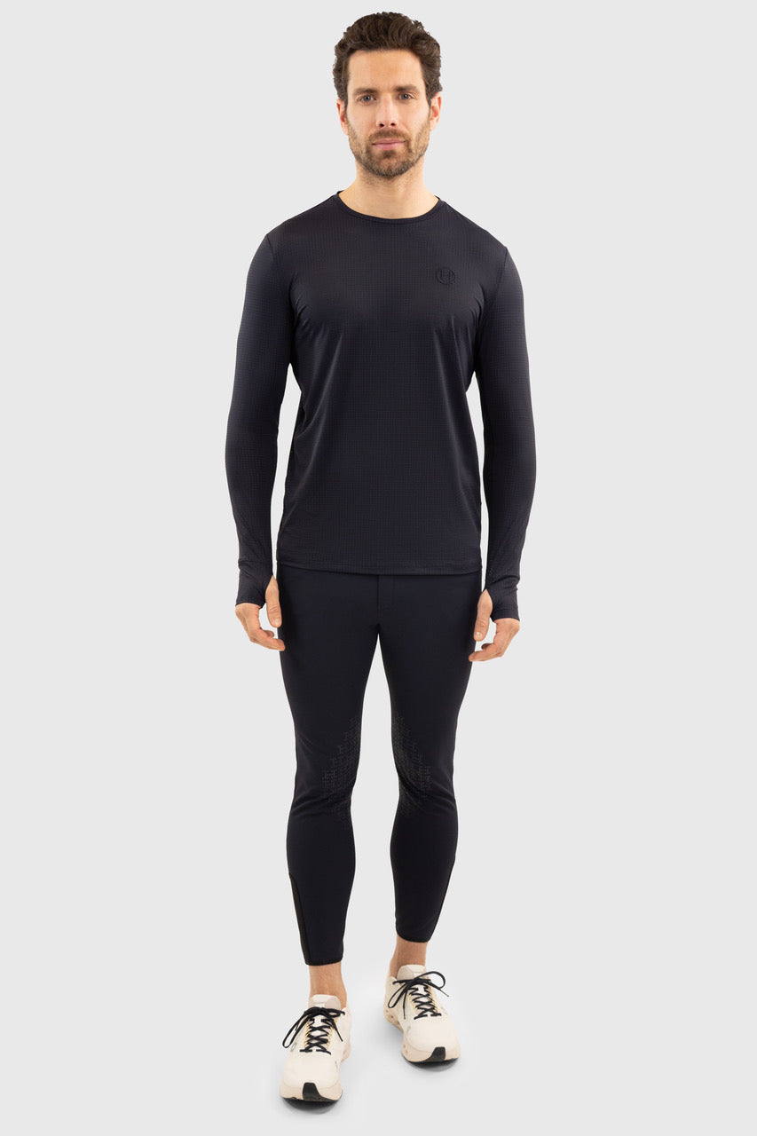 Harcour USA - Bluveo Men's Long Sleeve Crew Neck Exercise Shirt