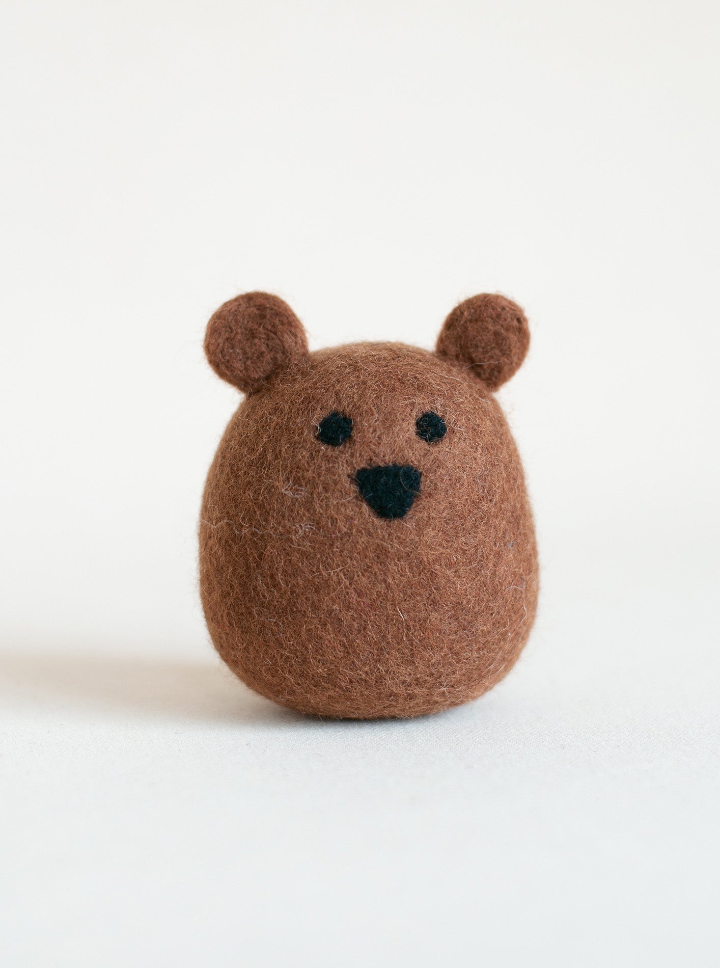 MODERNBEAST - Brown Bear Wool Dog Toy