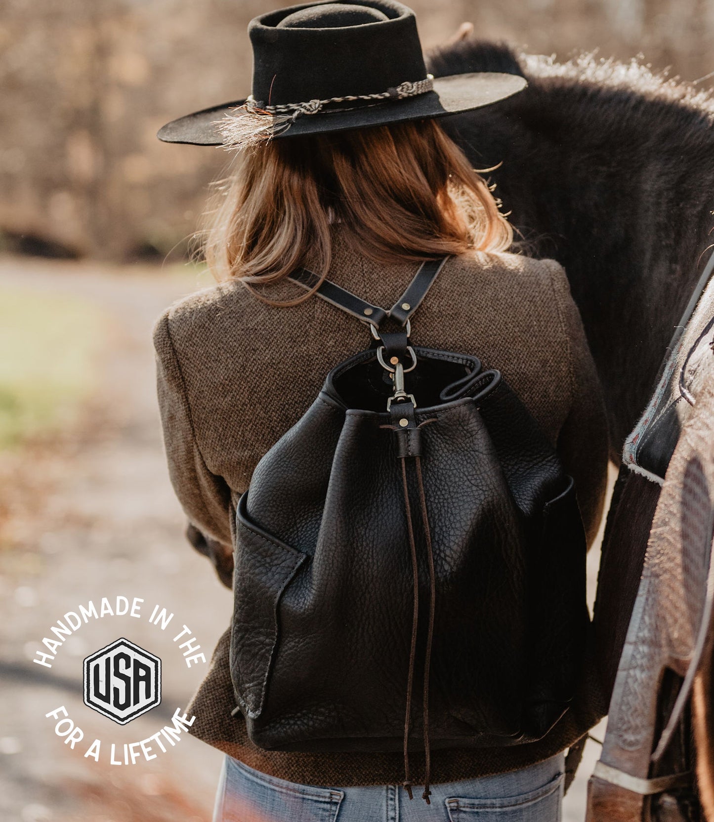 The Local Branch - Traveler Drawstring Backpack - USA Made