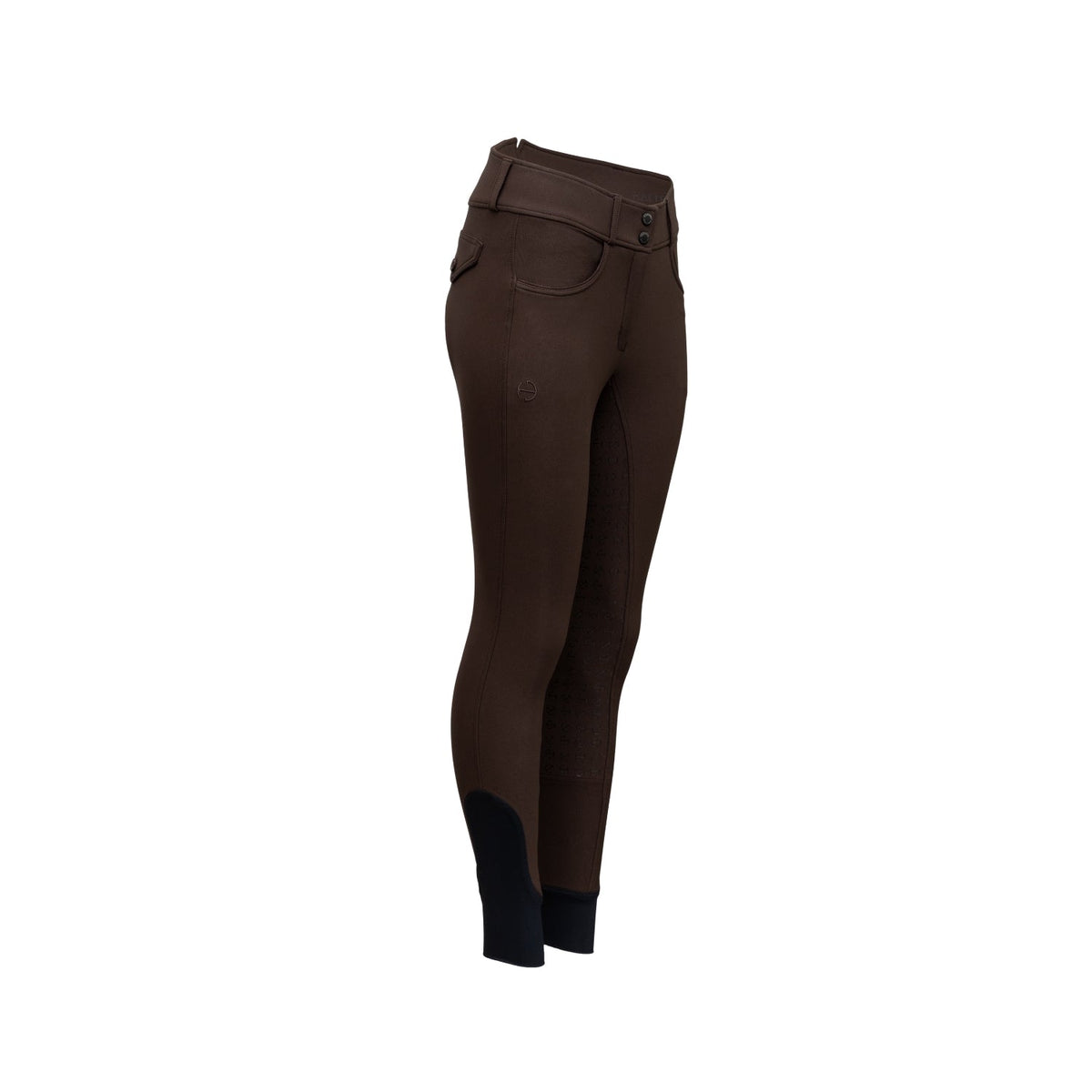 Halter Ego - Evolution Mystique Full Seat Breeches - Black Coffee - HIGH WAIST
