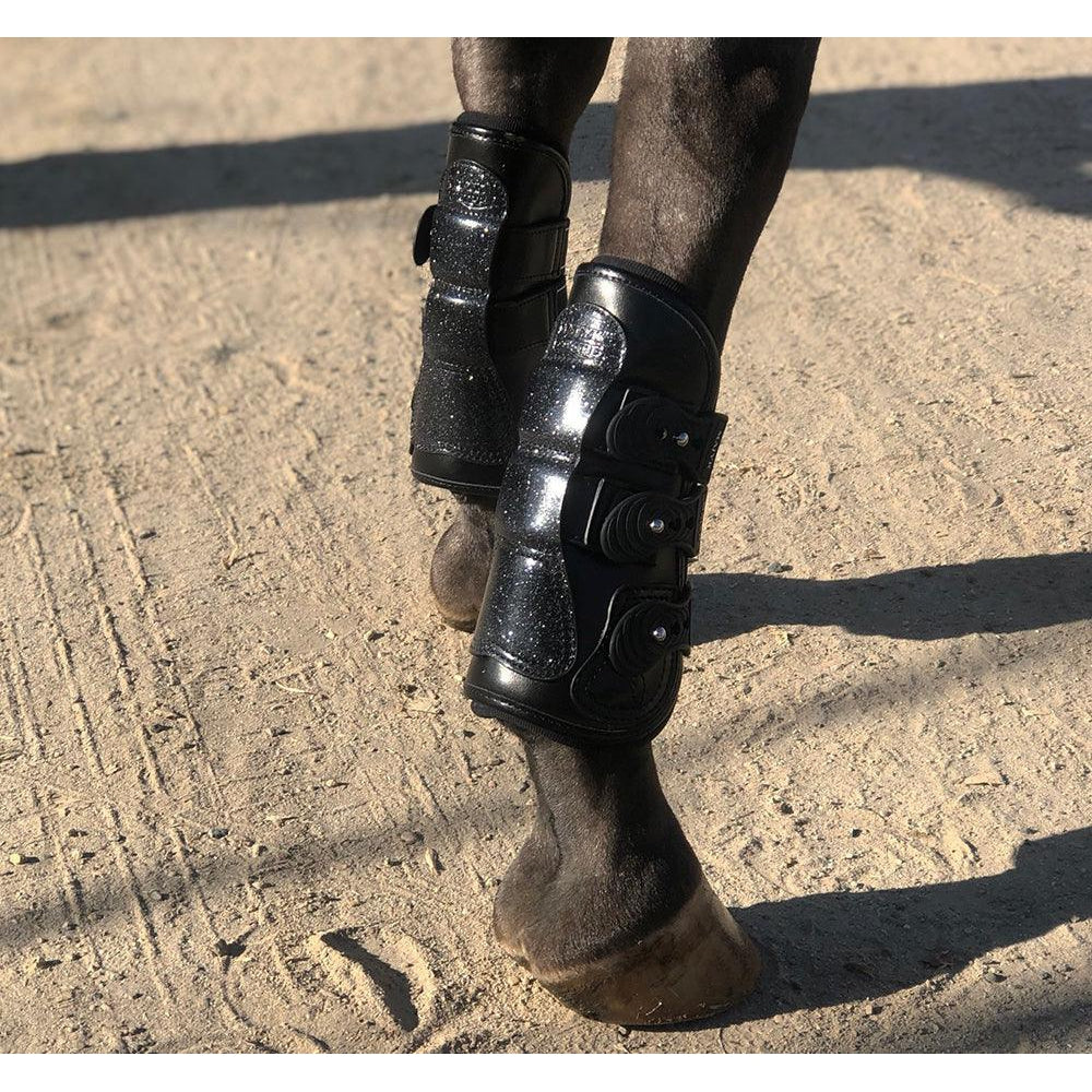 Majyk Equipe - Estrella' Sparkle Leather Tendon Boots