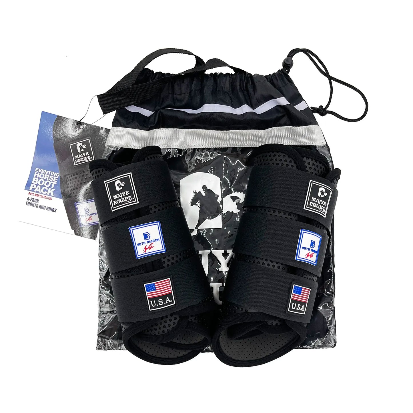 MAJYK EQUIPE® Boyd Martin Series - Eventing 4 Pack - (Fronts and Hinds)