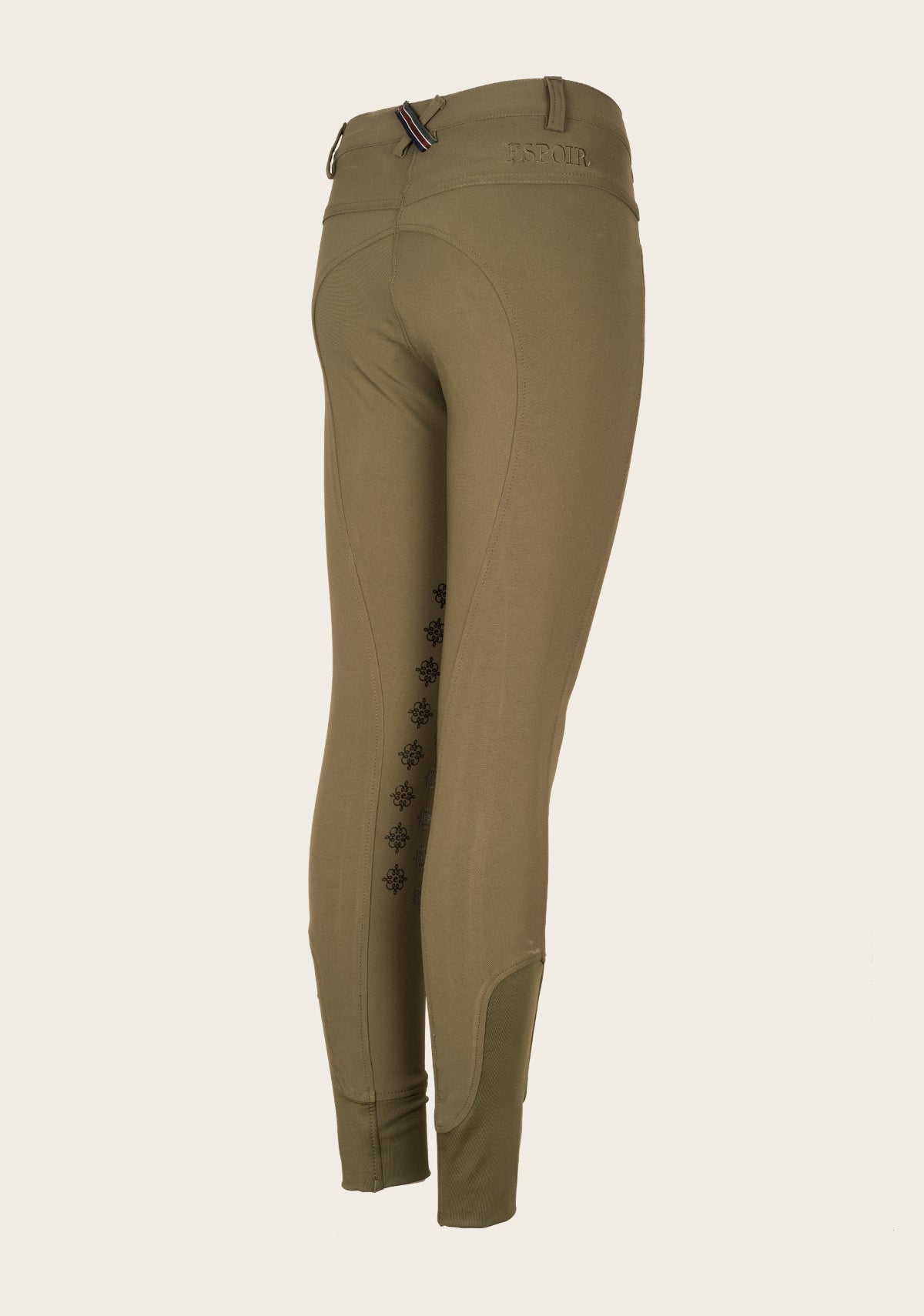 Espoir - Coquet Dusky Green Knee Patch Bamboo Breeches