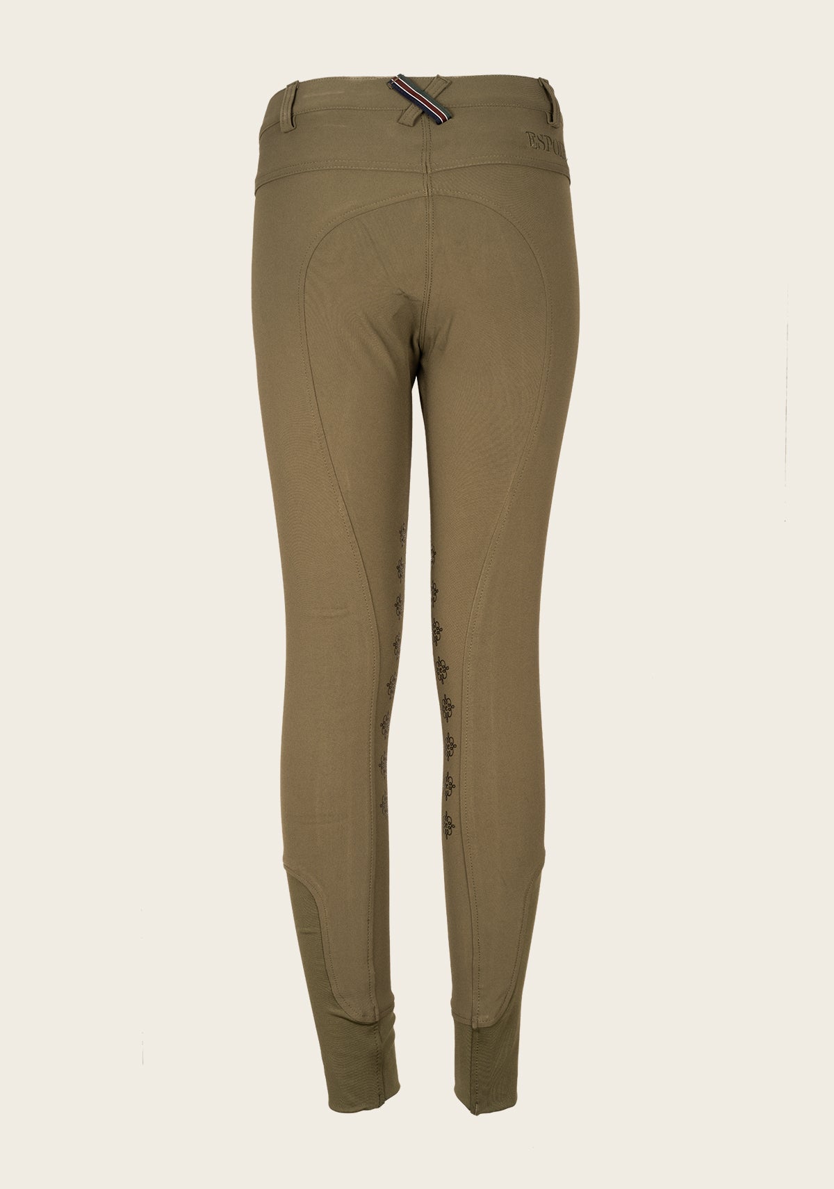 Espoir - Coquet Dusky Green Knee Patch Bamboo Breeches
