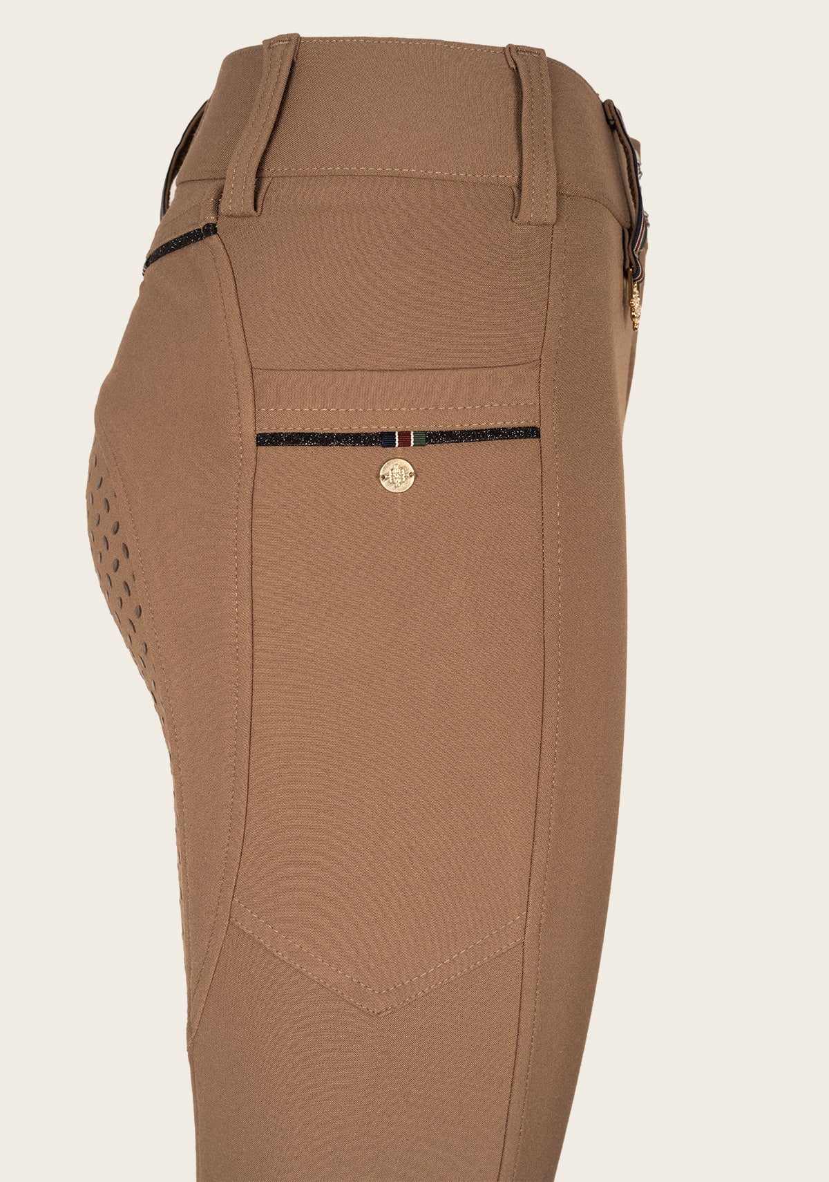Espoir - Inspire Full Seat High Waist Walnut Bamboo Breeches
