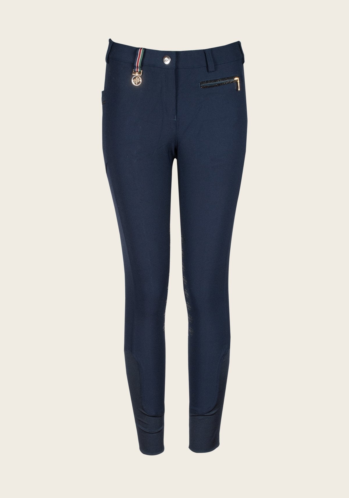 Espoir - Inspire Navy Knee Patch Bamboo Breeches