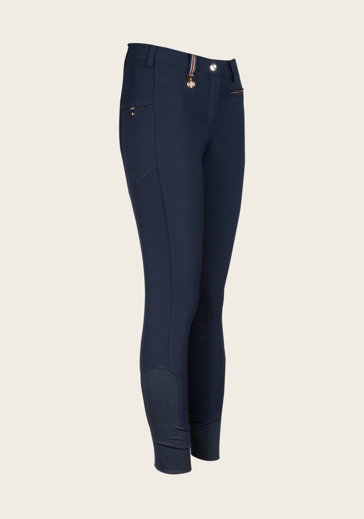 Espoir - Inspire Navy Knee Patch Bamboo Breeches