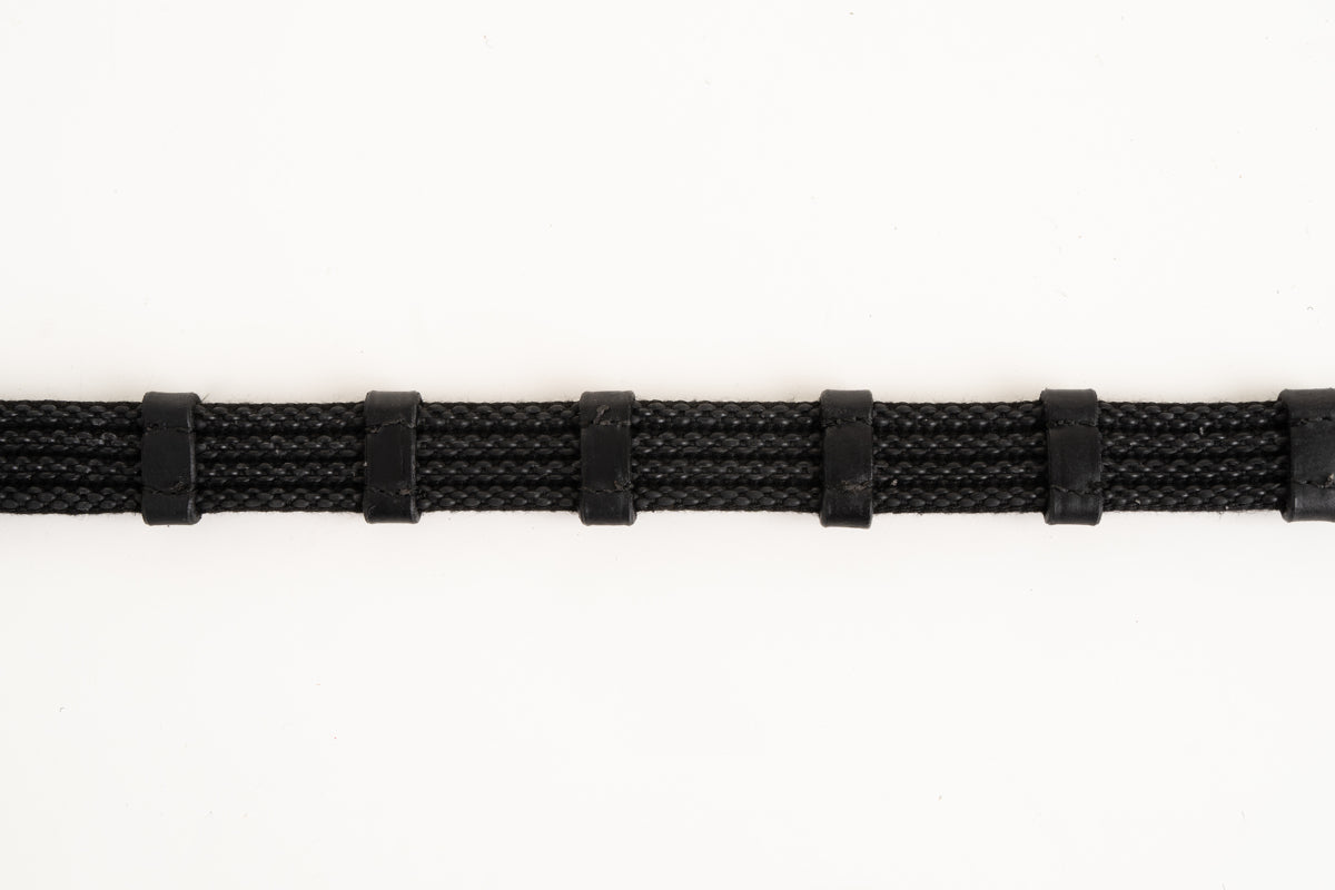 Correct Connect - Sure Grip Rubber Rein with 1" Hand Stop