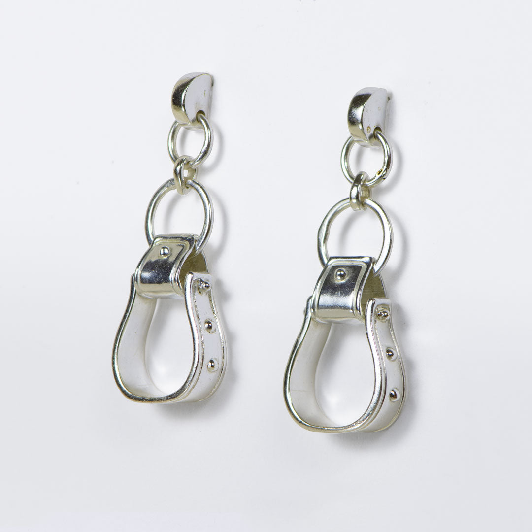 Urban Equestrian - Cortina - Cuban Chain Western Necklace in Silver