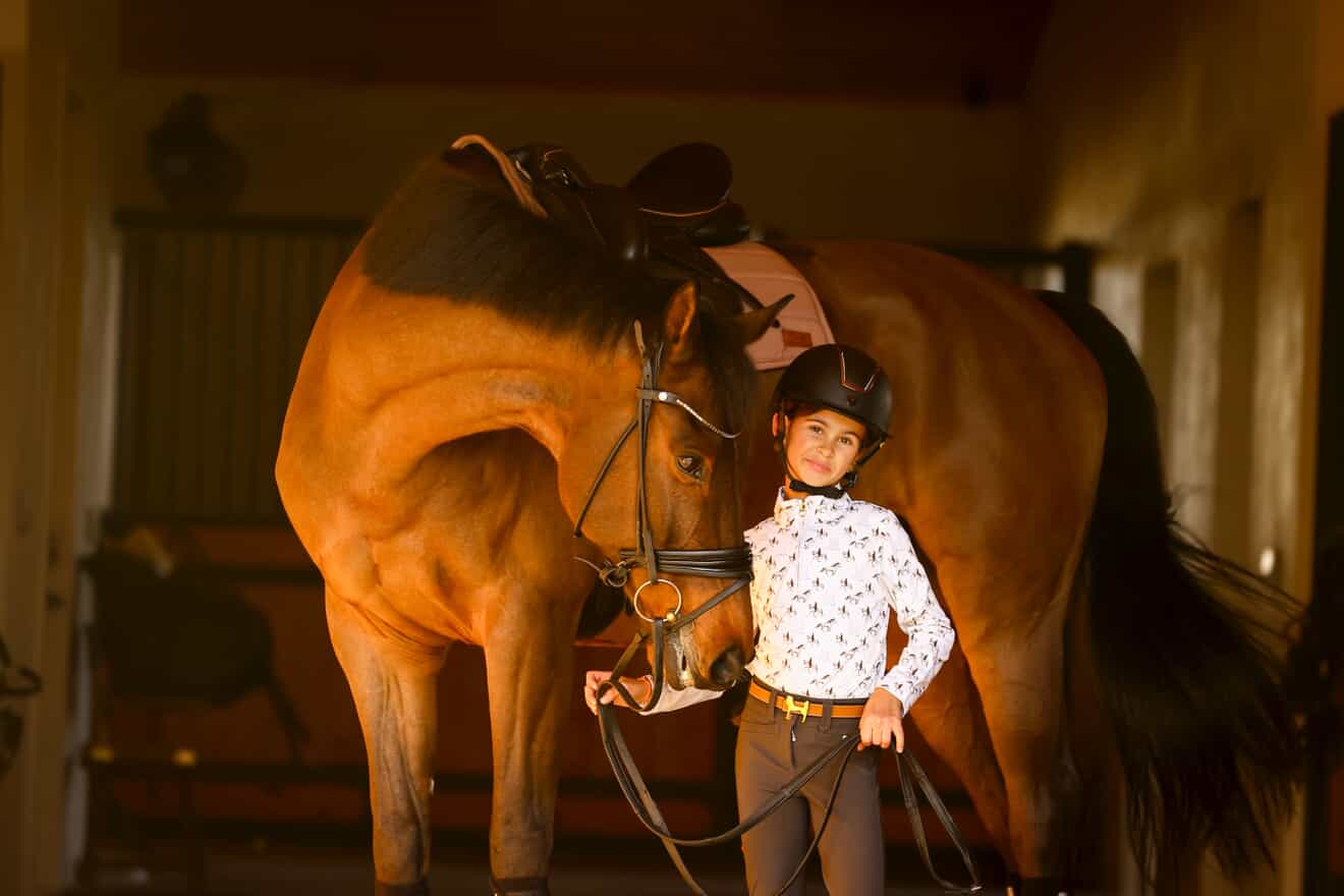 The Proper Fox - Youth Grey Horse Sun Shirt