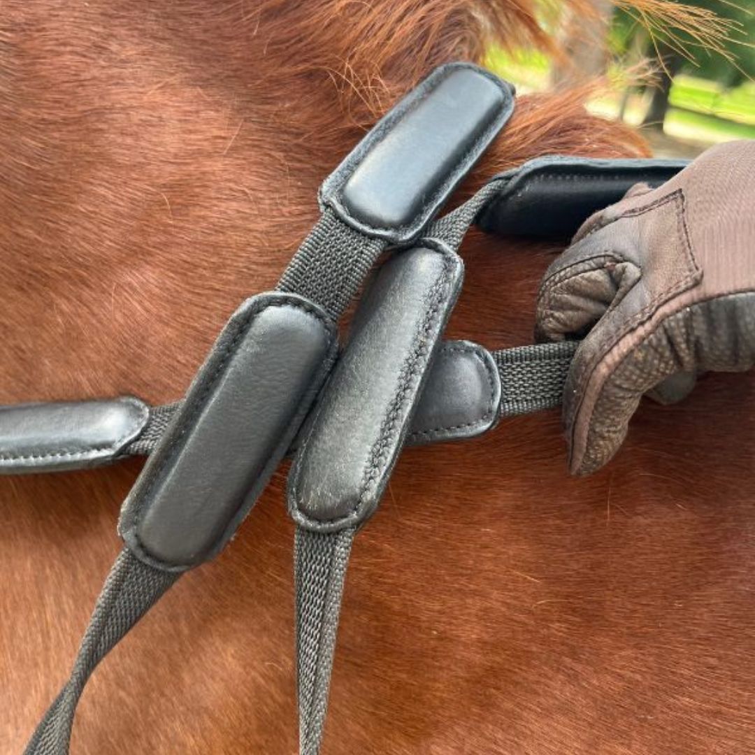 Correct Connect - Comfort Connect Rein - Intermittent Padding for Equal Rein Length and Hand Support