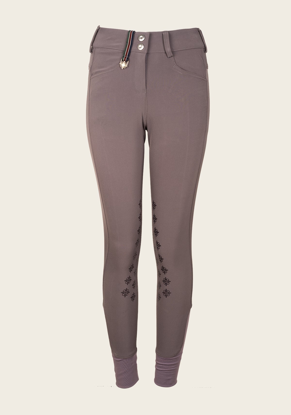 Espoir - Inspire High Waist Coolmax Poppyseed Full Seat Breeches