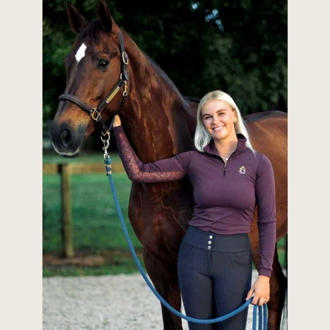 Dressage Queen Dream - Burgundy Riding Shirt