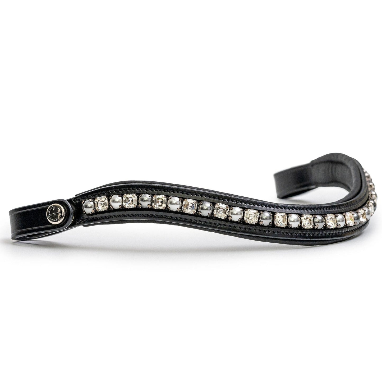 Halter Ego - The Brixton Snaffle Bridle - Black Leather Anatomical Snaffle Bridle