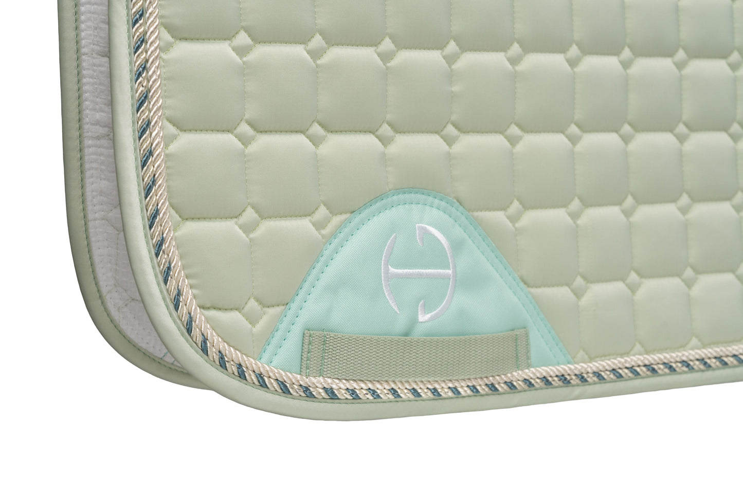 Halter Ego - Satin Classic Dressage Saddle Pad - Mint Sorbet