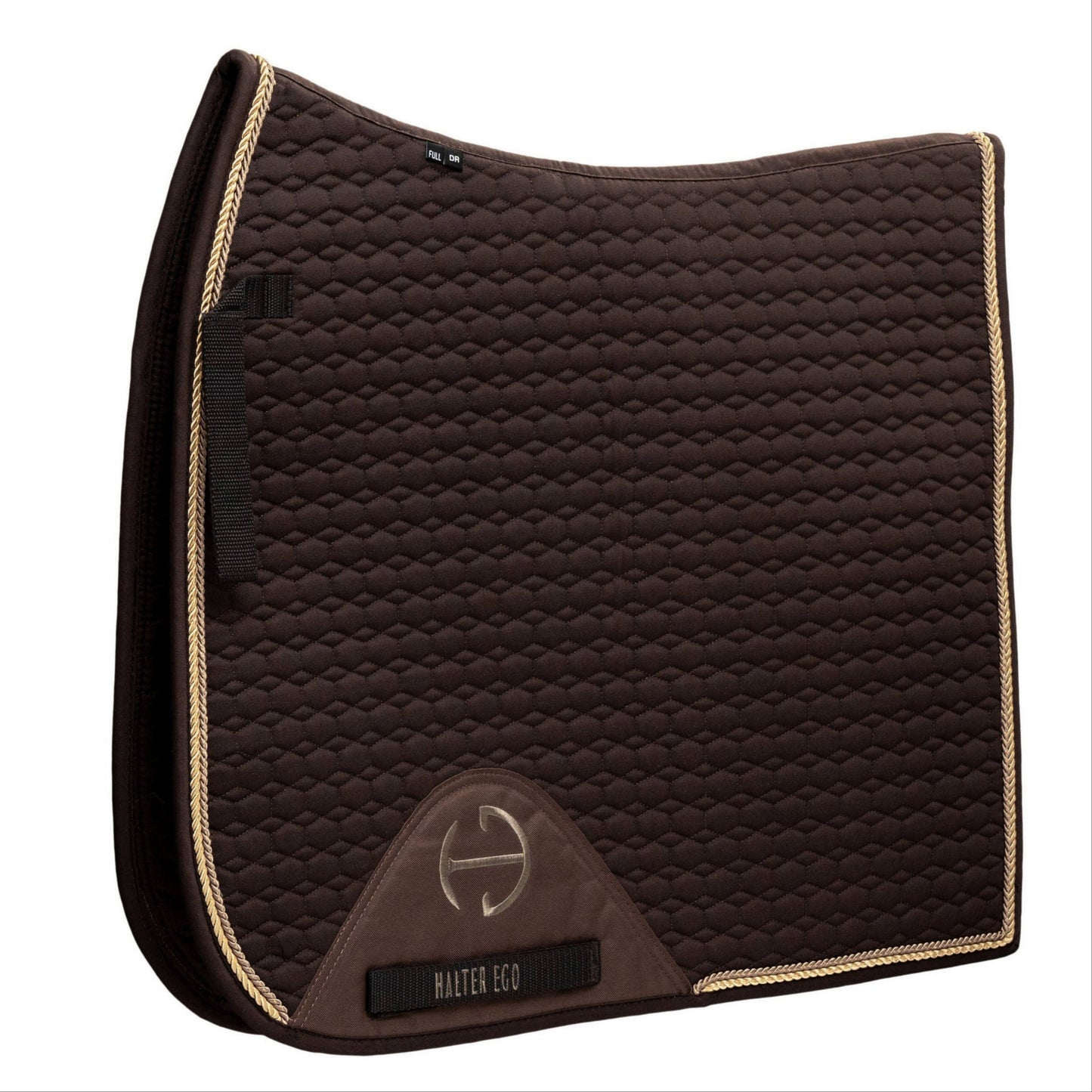 Halter Ego - European Cotton Dressage Saddle Pad - Chocolate