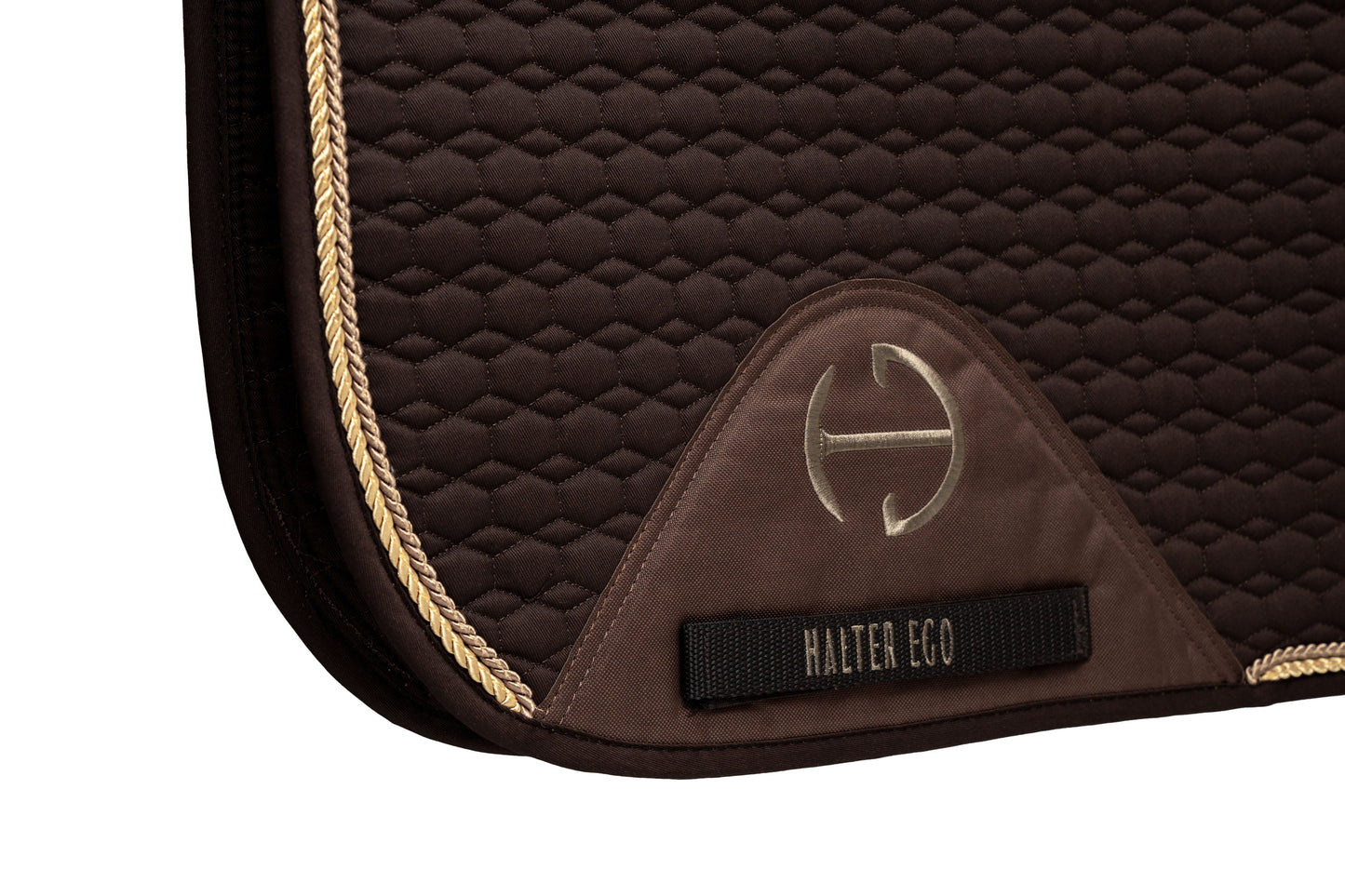 Halter Ego - European Cotton Dressage Saddle Pad - Chocolate