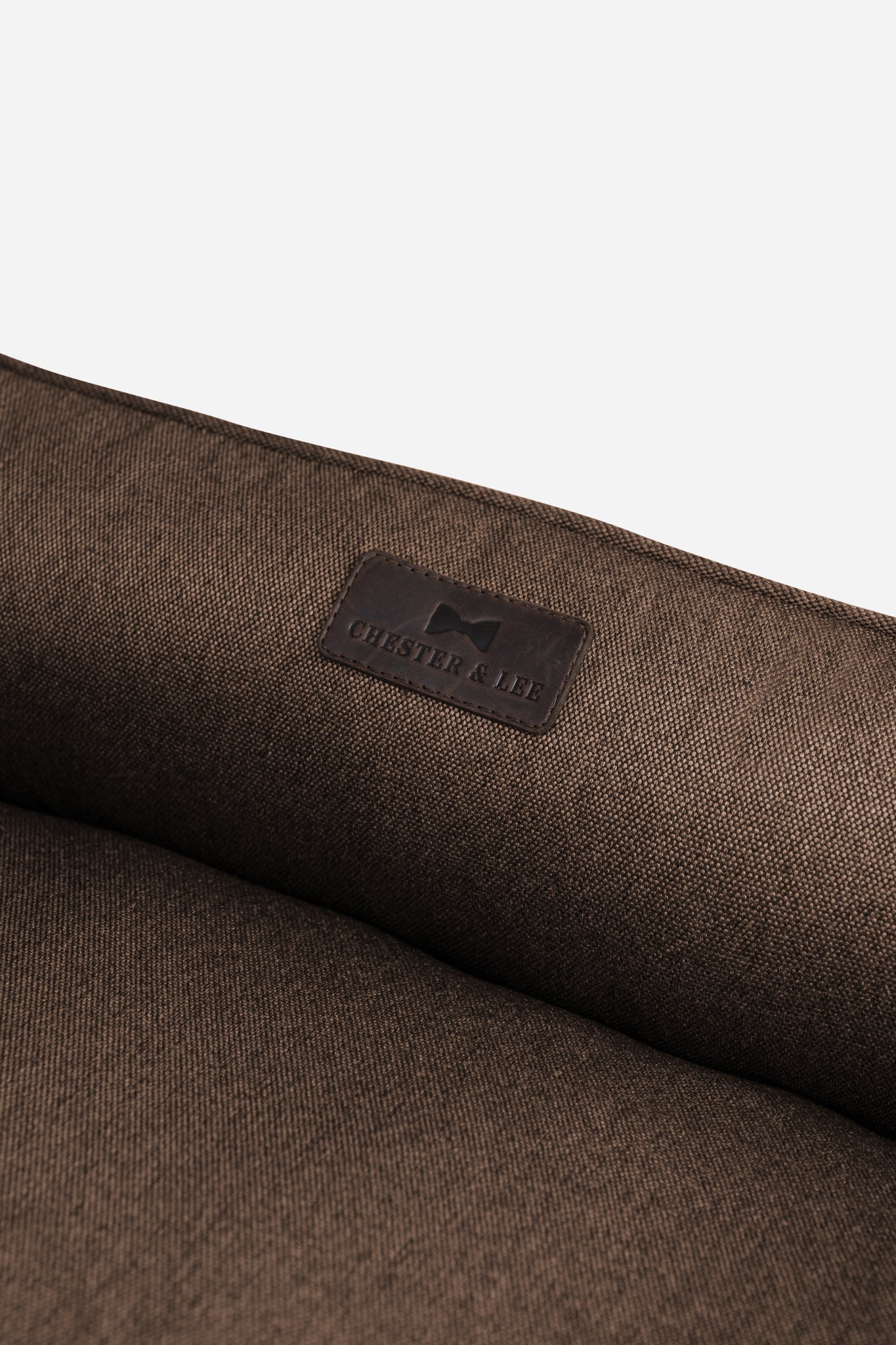 Chester & Lee Cotton Sleeper Dog Bed Brown