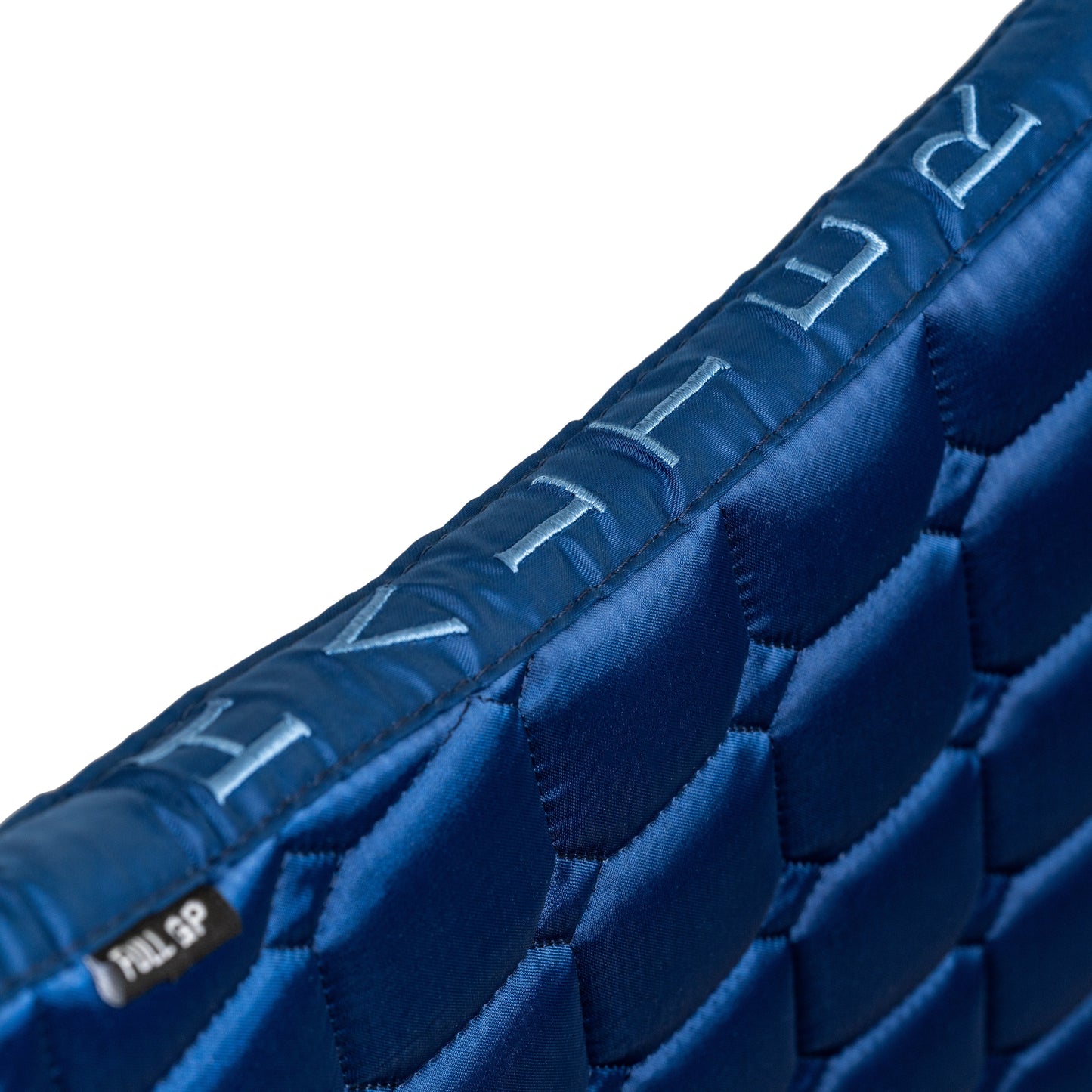 Halter Ego - Romance Collection Satin Classic Dressage Saddle Pad (Full) - Prussian Blue