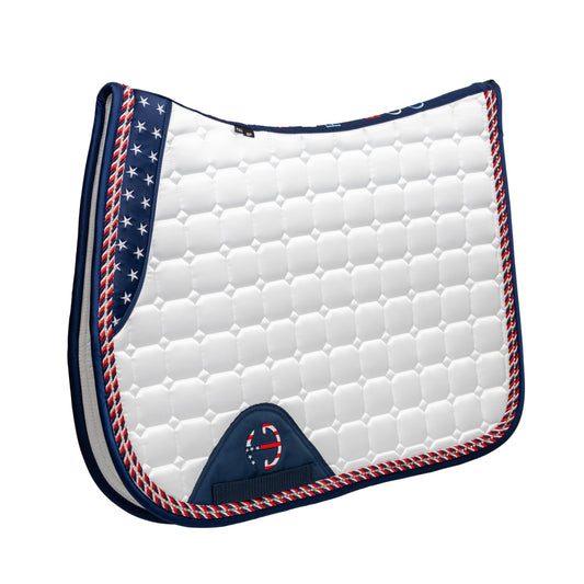 Halter Ego - Limited Edition TEAM USA Satin Classic Jump Saddle Pad