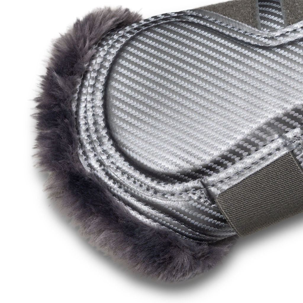 Halter Ego - Metallics Collection: Carbon Tech Brushing Boots - Platinum